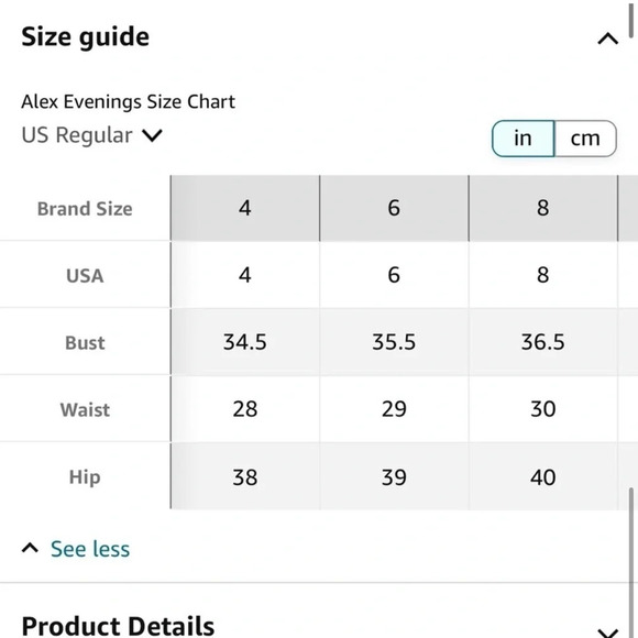 Alex Evenings Women's Long V-Neck Stretch
Sequin Corded Lace Cap Sleeve Dress - Picture 8 of 8